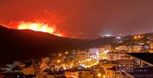 Massiver Waldbrand Türkei