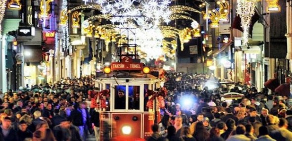 Flaniermeile Istiklal Caddesi