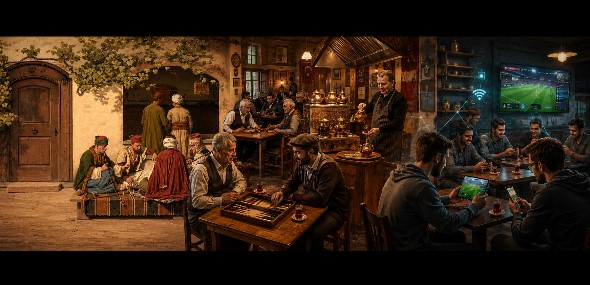 Von der Teestube zum Online-Spiel: Unterhaltungskultur im Wandel