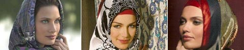 Muslimische Kopftücher