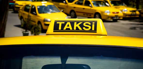 Türkische Taxifahrer