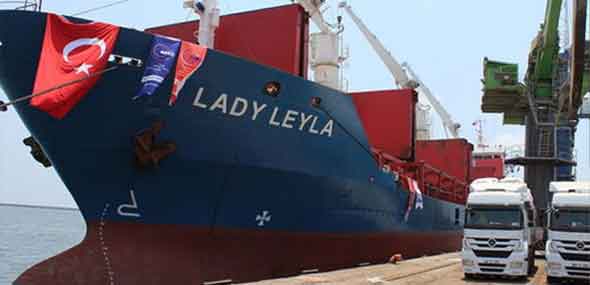 Hilfsschiff Lady Leyla