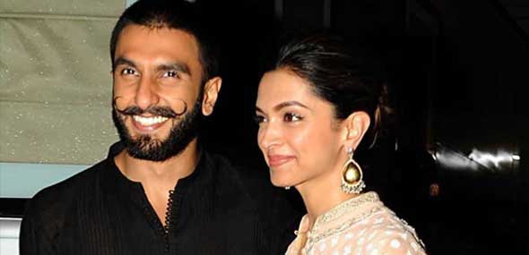 Indische Superstars Deepika Padukone und Ranveer Singh ...