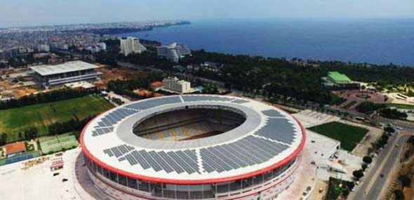 Antalyaspor erzeugt Öko-Strom