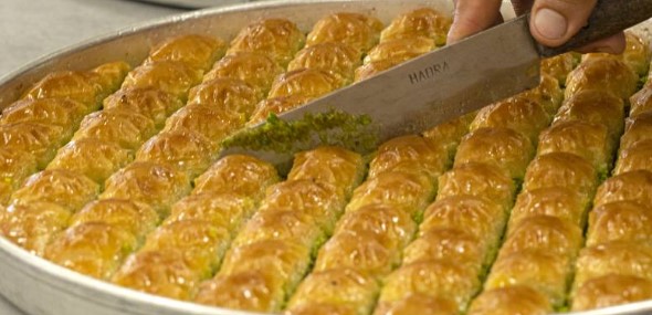 Baklava-Produktion